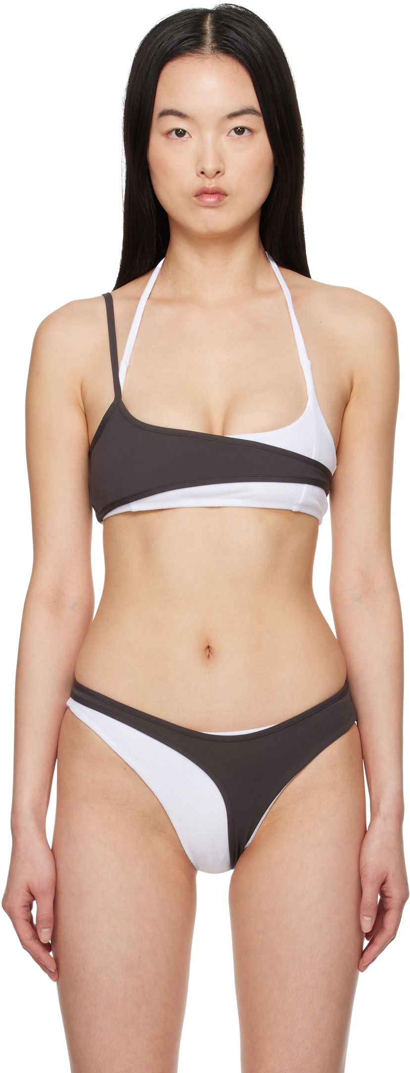 Uimapuvut Ottolinger Ottolinger Layered Bikini Top Valkoinen | 10280030302