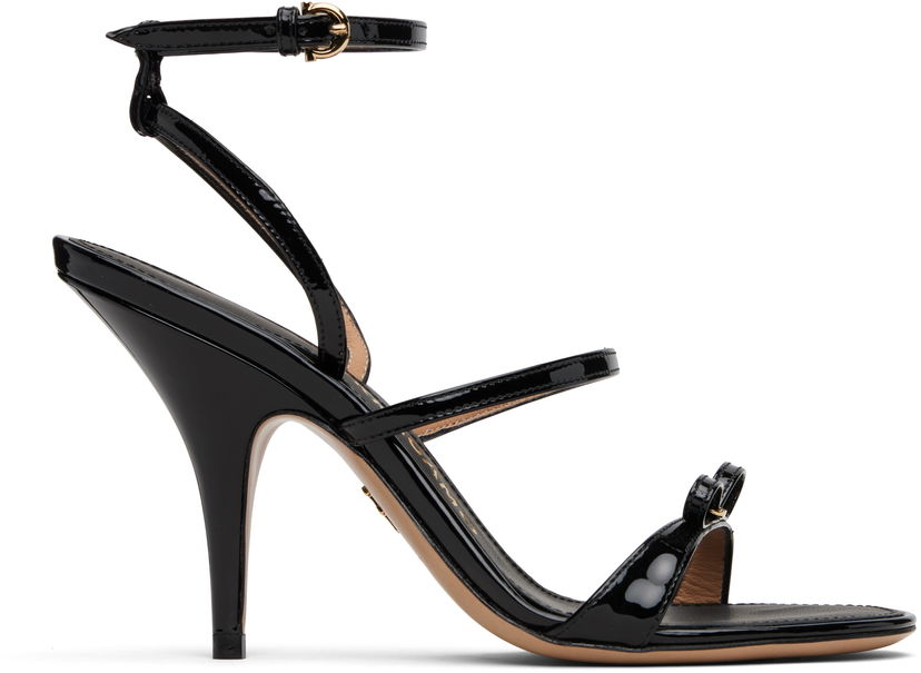 Asusteet FERRAGAMO Salvatore Ferragamo Strappy Vara Bow Heeled Sandals Musta | 782880