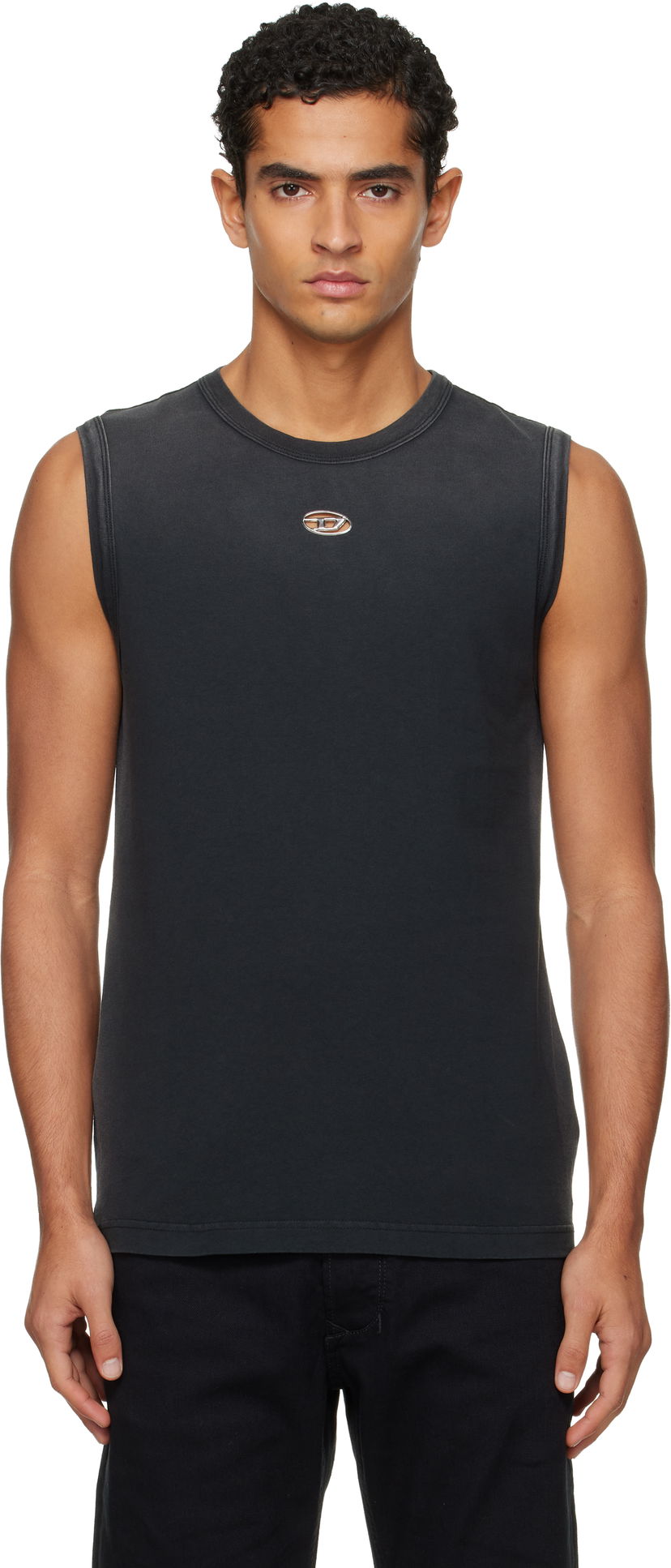 Tankkitoppi Diesel T-Brico-New Tank Top Musta | A19632-0CHBI-9XXA