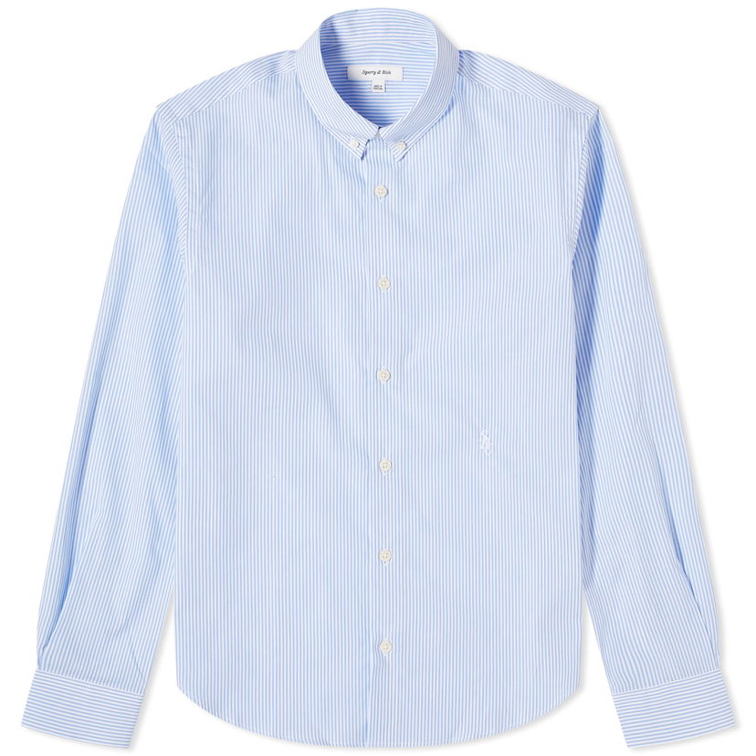Paita Sporty & Rich Button Down Shirt Sininen | STAW2315BS