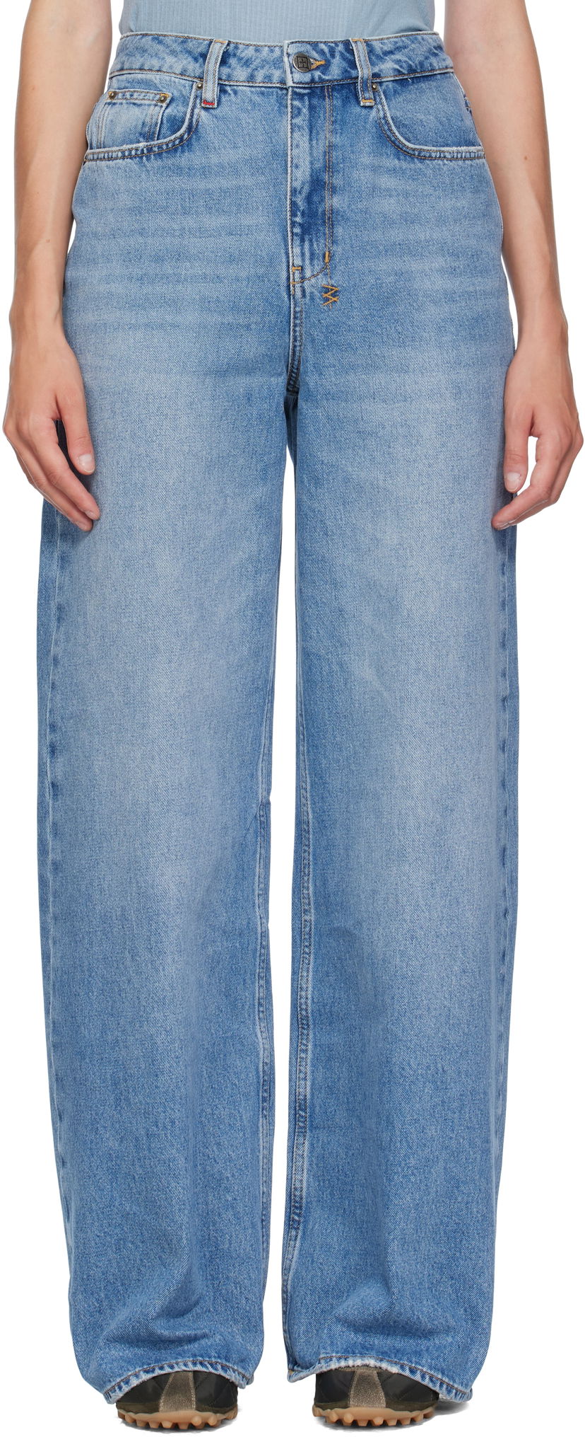 Jeans Ksubi Baggy Strider Horizon Jeans Sininen | WFA25DJ024