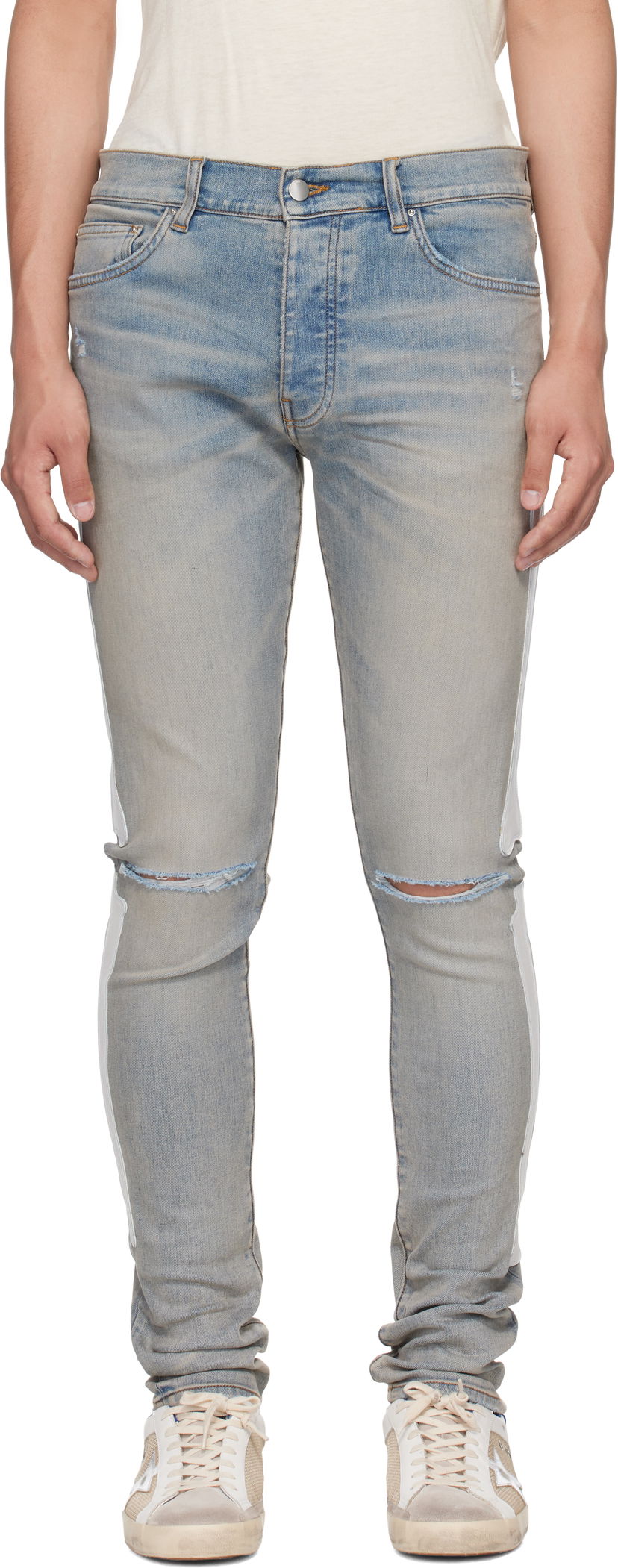 Jeans AMIRI AMIRI Bones Slash Jeans Sininen | AMDNSY1157