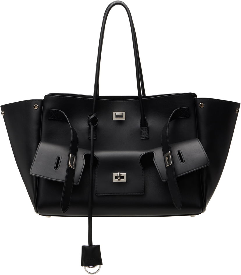 Kangaskassi Balenciaga Balenciaga Bel Air Medium Carry All Bag Musta | 805481 2ABAW