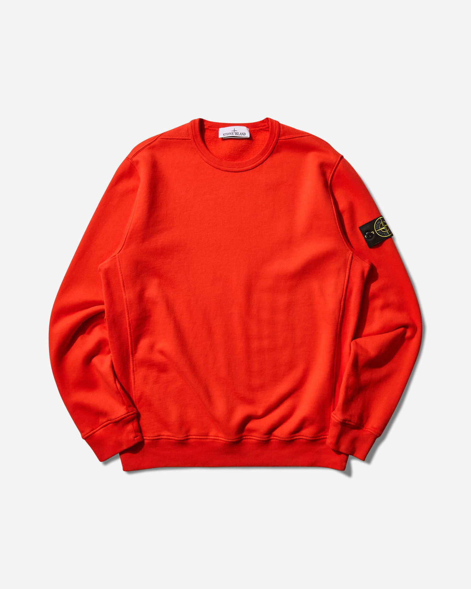 Huppari Stone Island Garment Dyed Crewneck Sweatshirt Punainen | K2S15-6100028-S0A20 V0018, 1