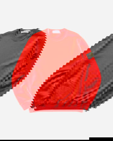 Huppari Stone Island Garment Dyed Crewneck Sweatshirt Punainen | K2S15-6100028-S0A20 V0018, 1