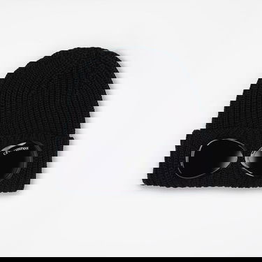 Pipo C.P. Company Merino Wool Goggle Beanie Musta | 15CMAC122A-999, 0