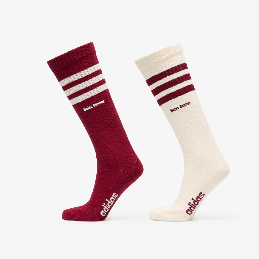 Sukat adidas Originals Wales Bonner x 3 Stripes 2-Pack Socks Valkoinen | JH3610