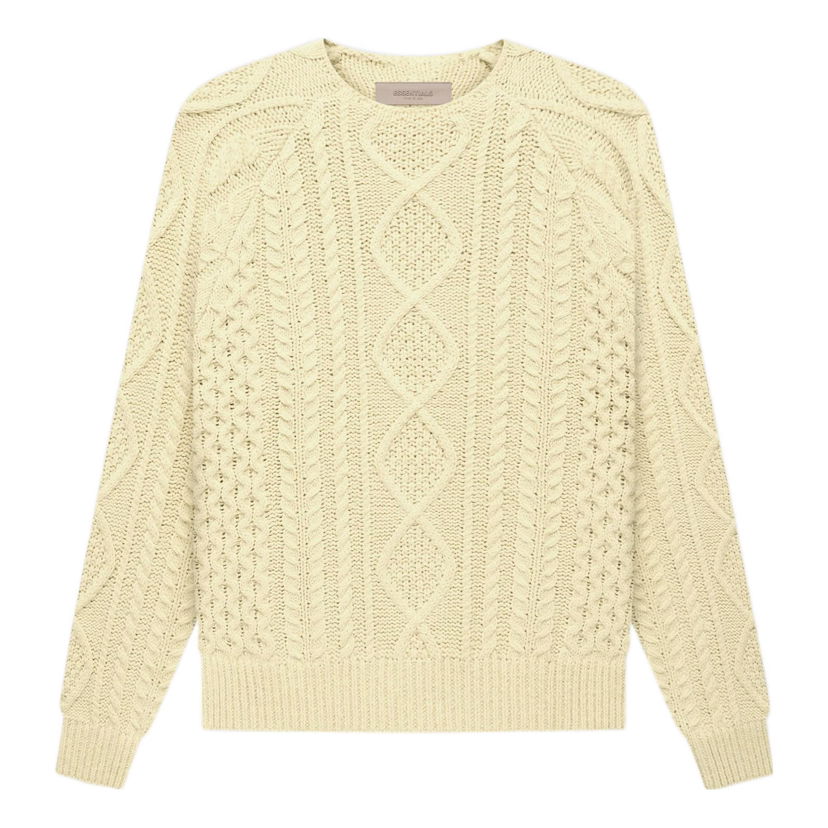 Villapaita Fear of God Fear of God Essentials Knit Sweater Beige | FOG-FW22-403