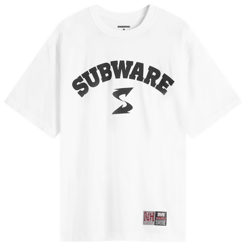 T-paita Neighborhood Subware SS-3 Graphic T-Shirt Valkoinen | 242PC49N-ST03-WHT
