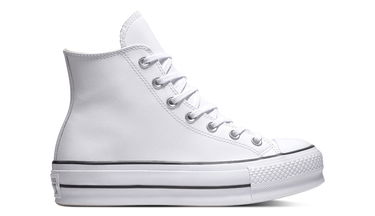 Tennarit ja kengät Converse Chuck Taylor All Star Platform Leather High-Top Valkoinen | 561676C, 0