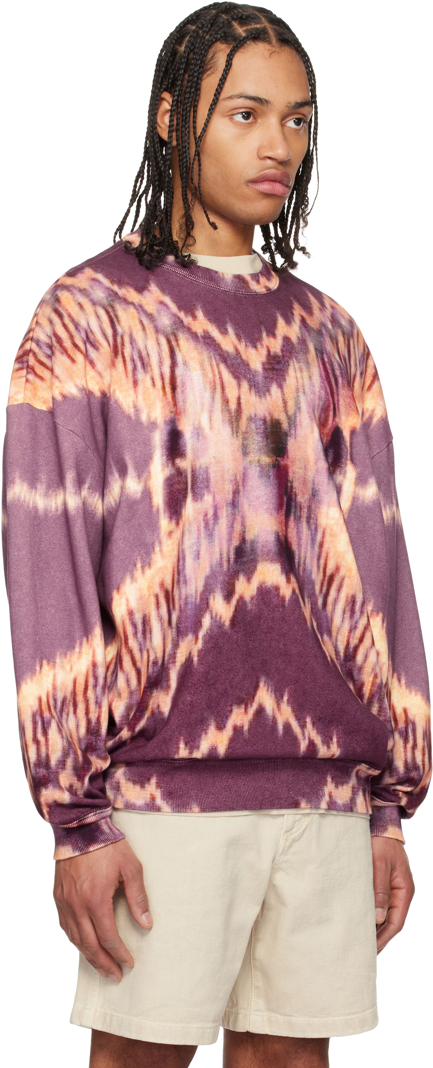 Villapaita ISABEL MARANT Isabel Marant Dobbie Tie-Dye Sweatshirt Violetti | 25PSW0156HA-C1M03H, 1