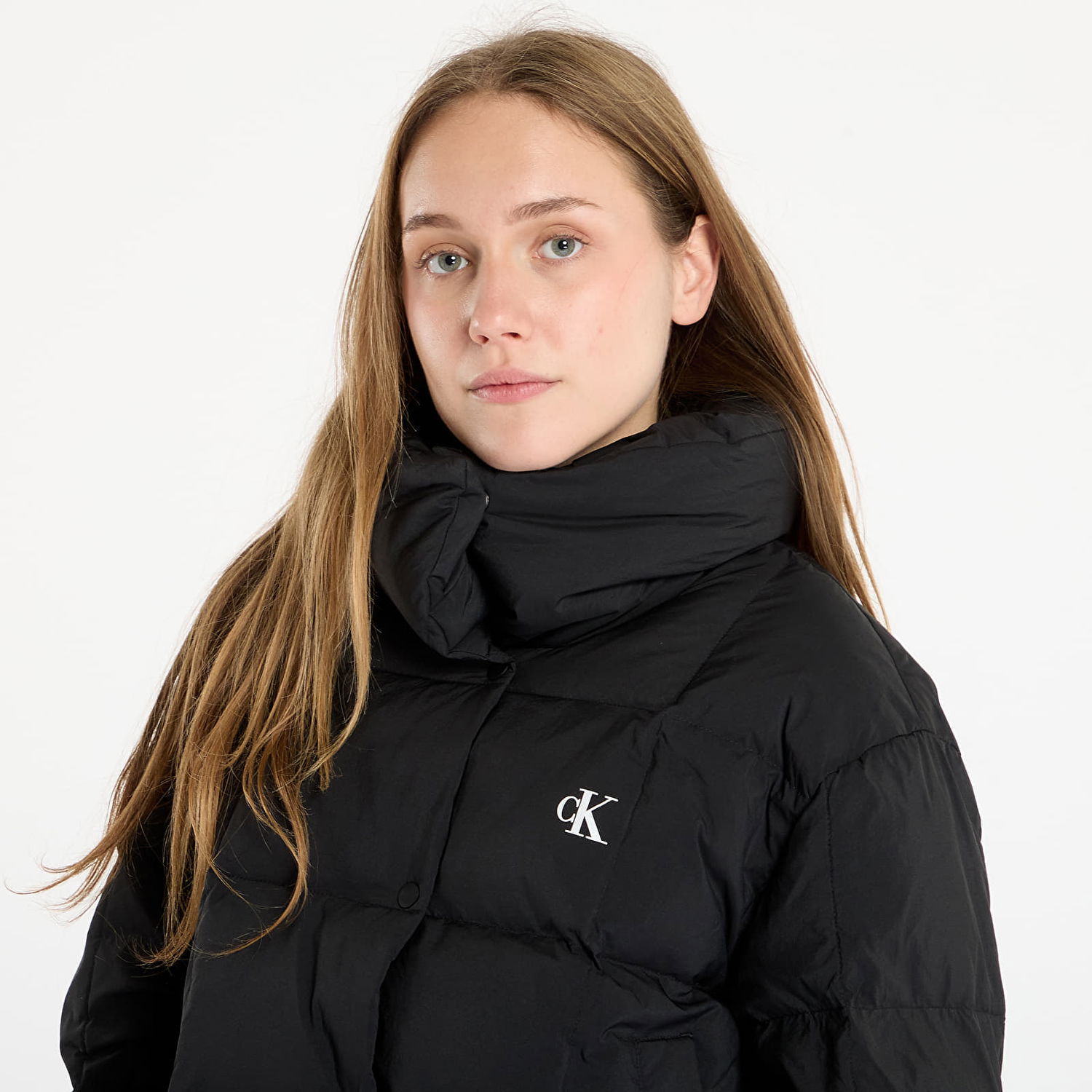 Puffer takki CALVIN KLEIN Jeans Short Down Puffer Jacket Musta | LV044D521G UB1, 1