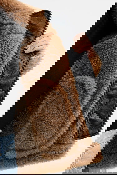 Takki STAND STUDIO Kia Transitional Oversize Faux Fur Jacket Musta | 66575.9412, 6