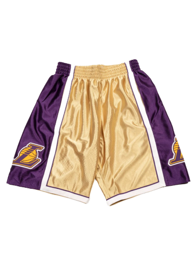 Shortsit Mitchell & Ness Los Angeles Lakers 75th Gold Swingman Shorts Metallinen | SMSH4399-LAL09PPPGOLD