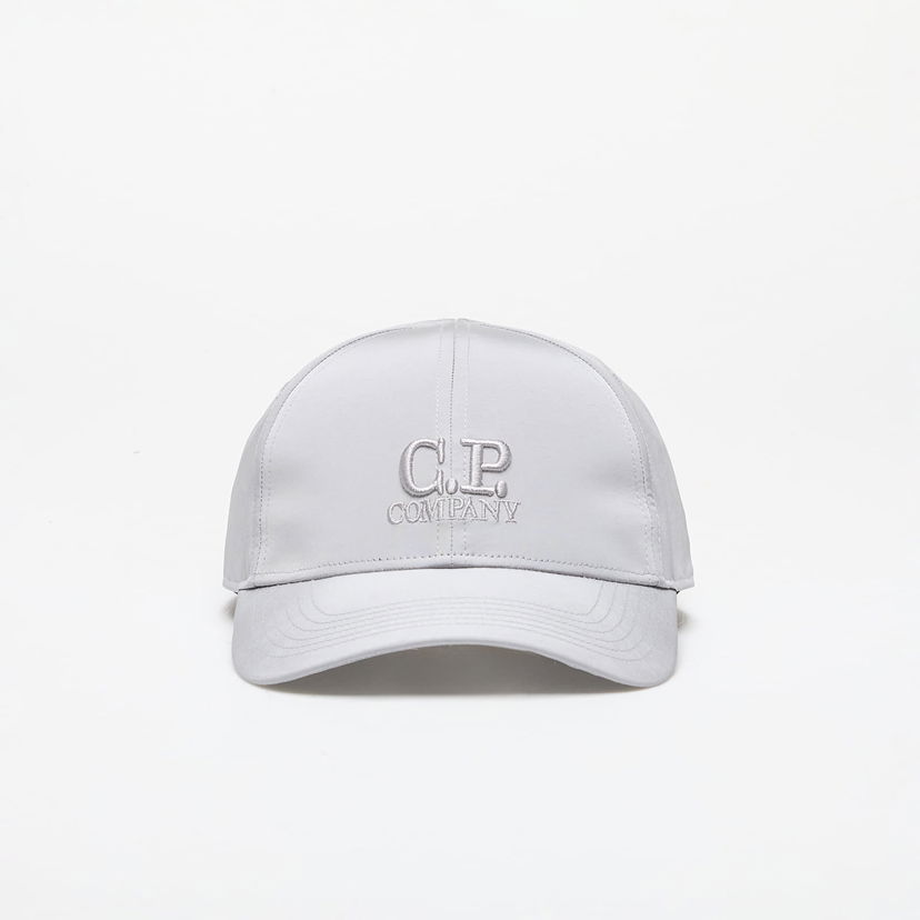 Korkki C.P. Company Chrome-R Logo Cap Drizzle Grey Harmaa | 16CMAC147A005904A-913