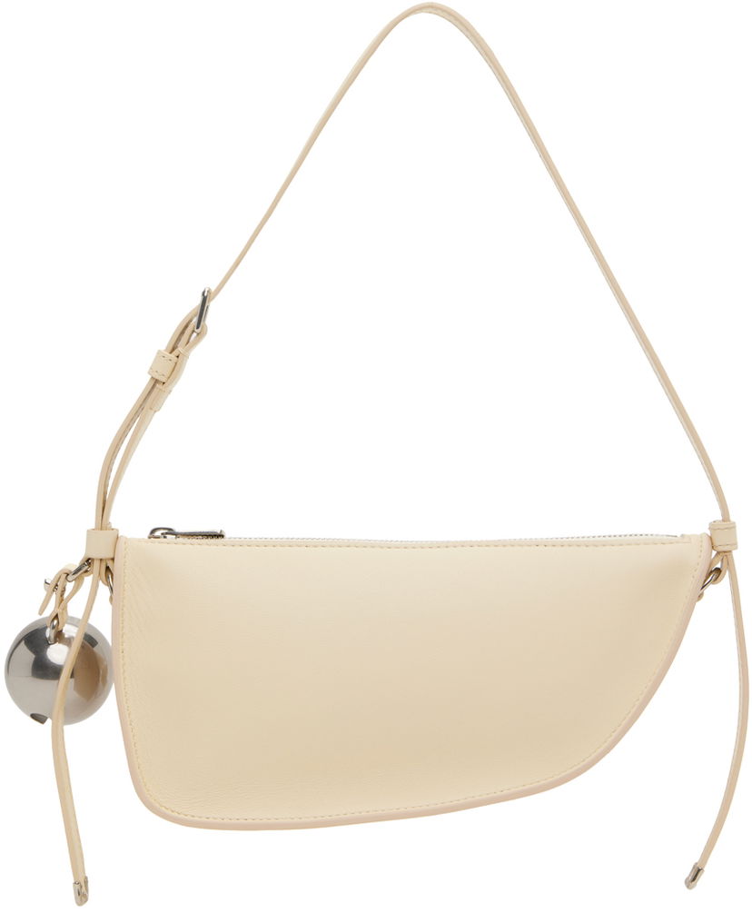 Olkalaukku Burberry Mini Shield Sling Bag Valkoinen | 8075852