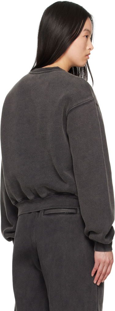 Villapaita Alexander Wang Alexander Wang Distressed Logo Sweatshirt Harmaa | 4CC2251539, 2