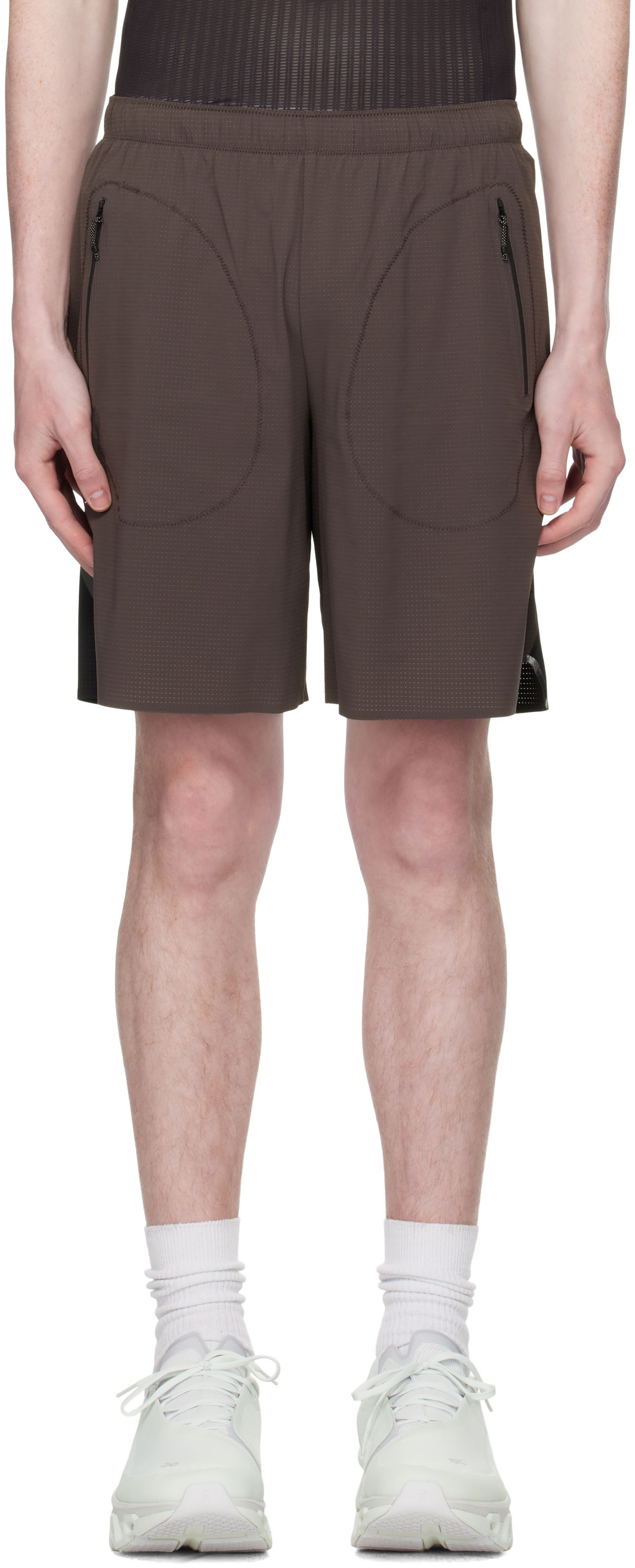 Shortsit Soar Running Soar Long Summer Running Shorts Ruskea | SS25-SS19M-GRE/BLK, 0