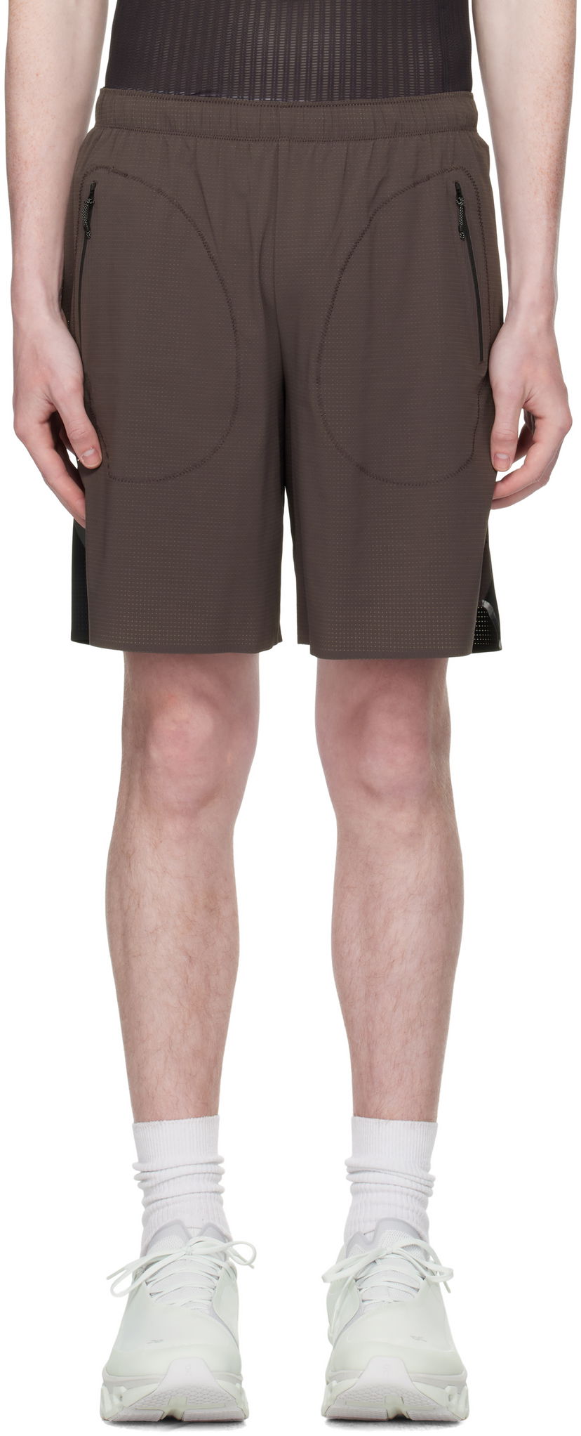 Shortsit Soar Running Soar Long Summer Running Shorts Ruskea | SS25-SS19M-GRE/BLK