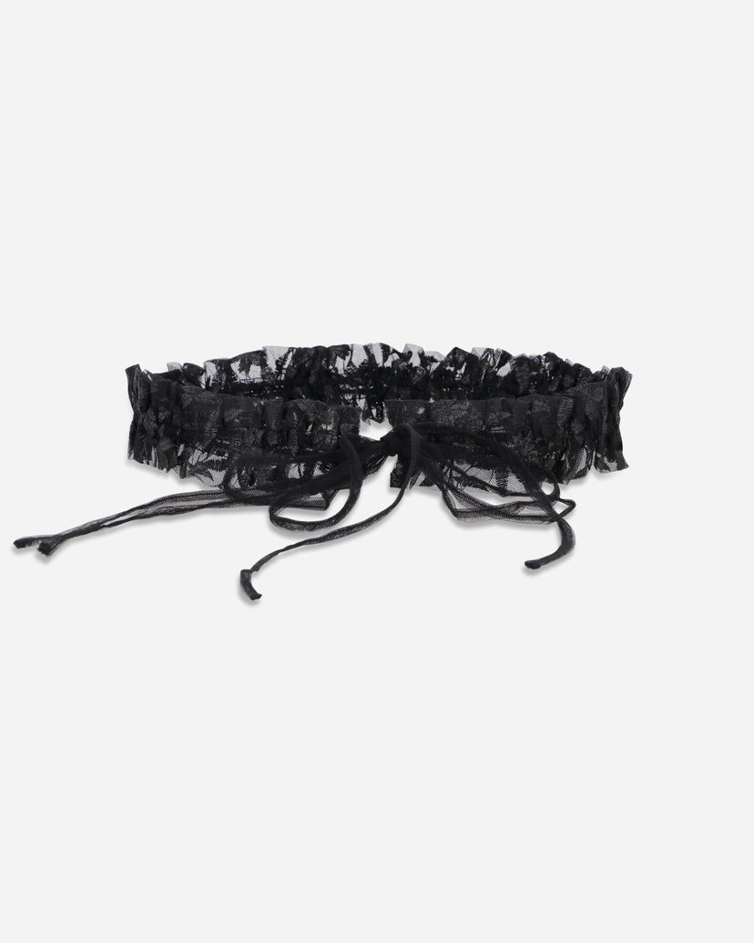 Vyöt OpéraSPORT Coralie Lace Waist Belt with Ties Musta | A40FW25  4