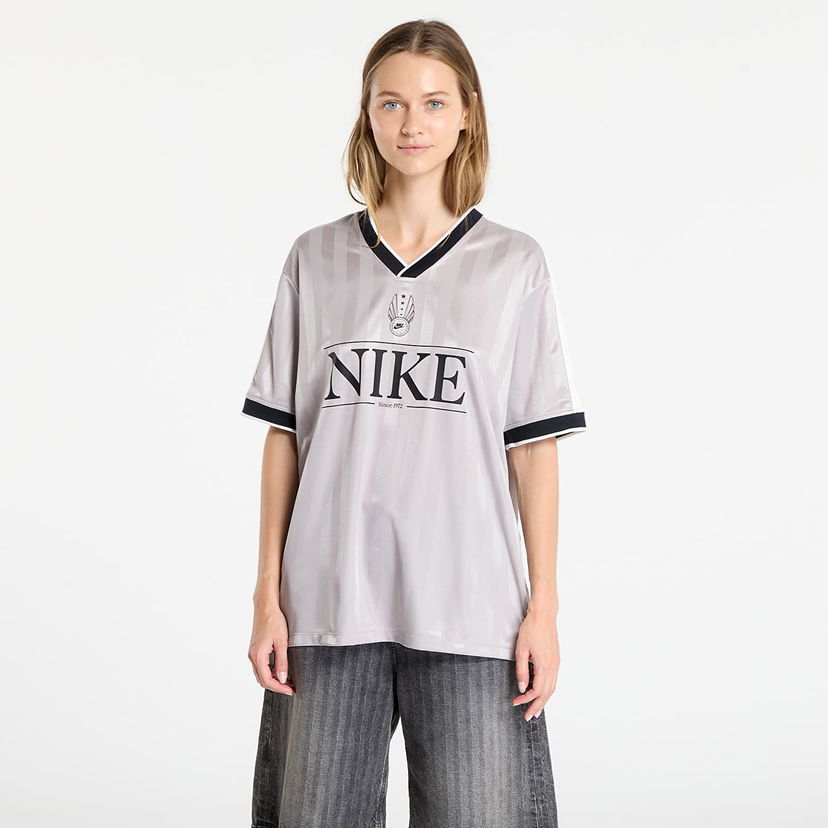 Jersey Nike Sportswear Women's V-Neck Jersey Top Harmaa | IH8504-009