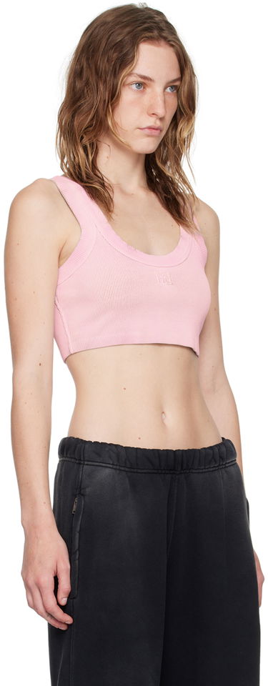Tankkitoppi Alexander Wang Embossed Camisole Top Musta | 4CC2248102, 4