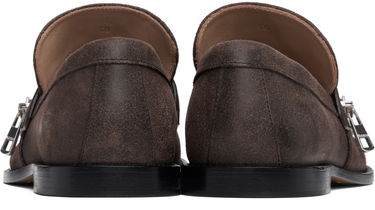 Tennarit ja kengät JW Anderson Suede Zipper Biker Loafers Ruskea | MC0002-LA0319, 1