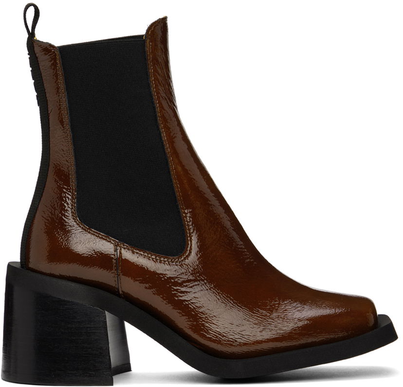 Tennarit ja kengät GANNI GANNI Heeled Chelsea Boots Ruskea | S1814