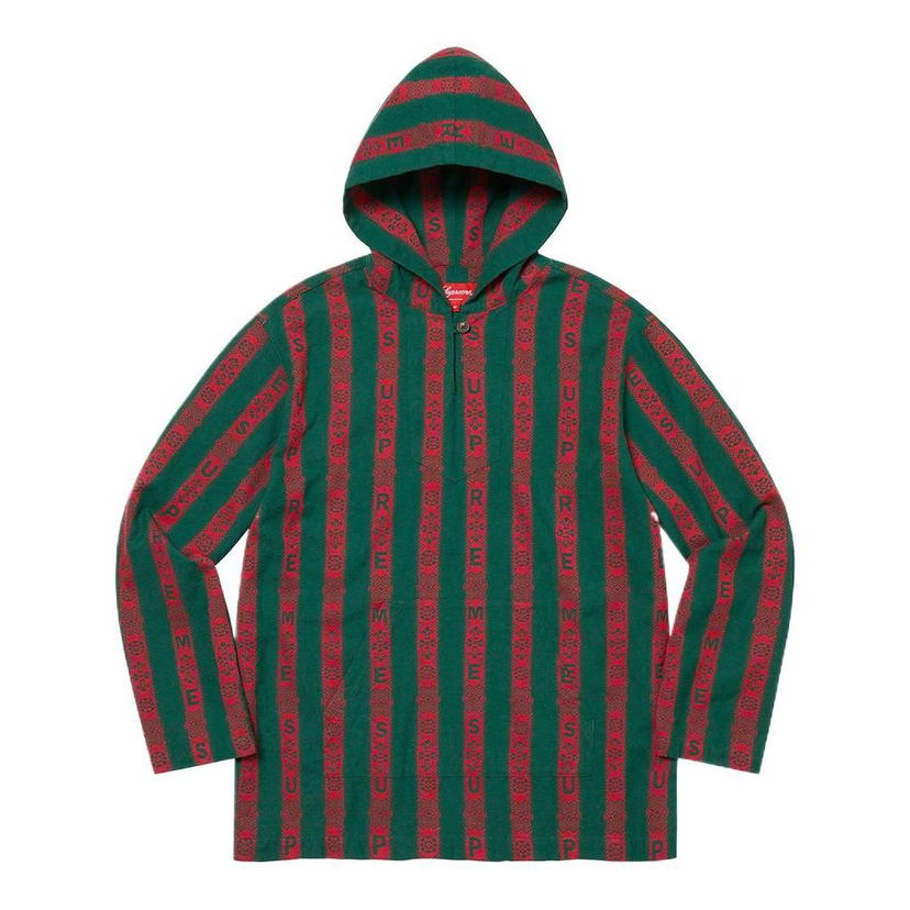 Paita Supreme Supreme Baja Hooded Shirt Vihreä | SUP-SS22-122