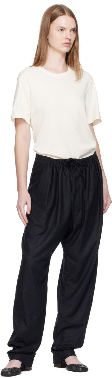 T-paita LEMAIRE LEMAIRE Rib T-shirt Valkoinen | TO1440 LJ1016, 4