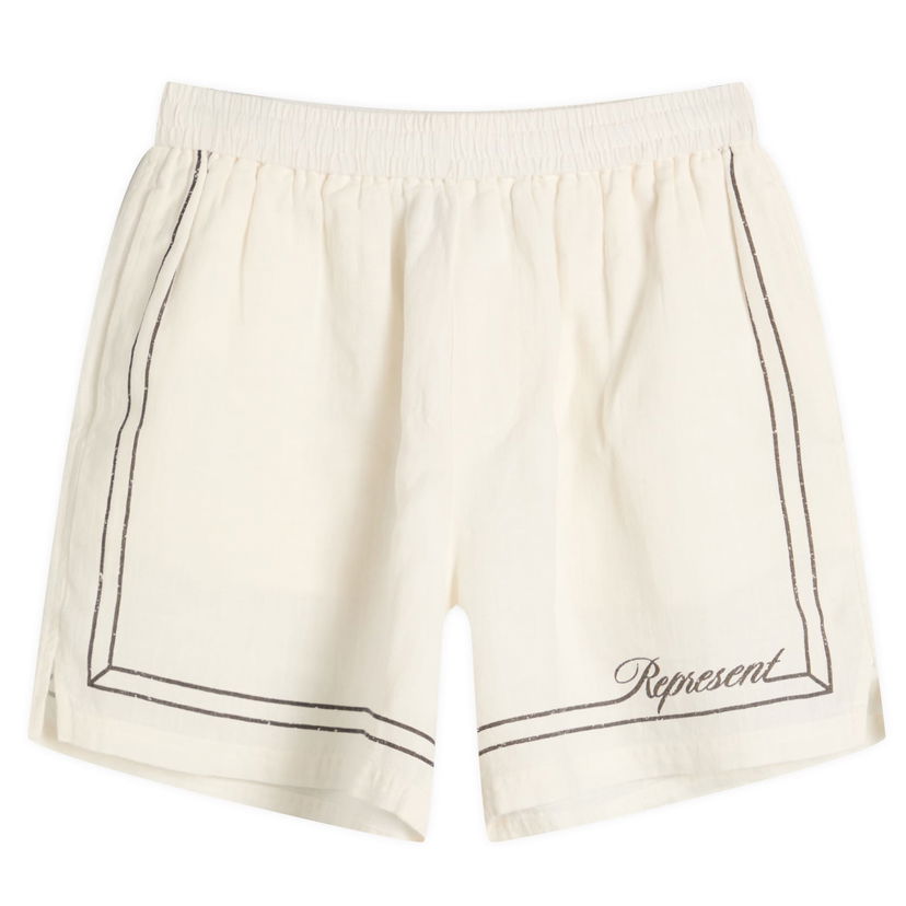 Shortsit Represent Clo Represent Border Vacation Shorts Valkoinen | MLM100299-26