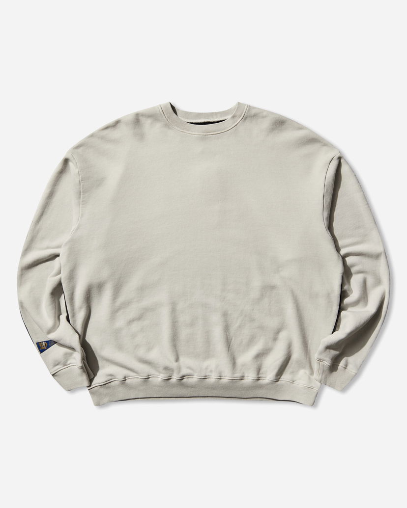 Huppari KAPITAL Sweat Knit 2Tones Remake Big Sweatshirt Beige | EK-1139LCA ECRXBLACK