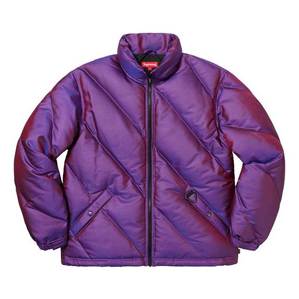 Puffer takki Supreme Supreme Iridescent Puffy Jacket Violetti | SUP-FW19-962
