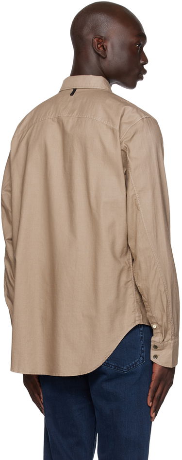 Paita rag & bone Rag & Bone Engineered Fit Shirt Beige | MBW23HA455XXML, 2