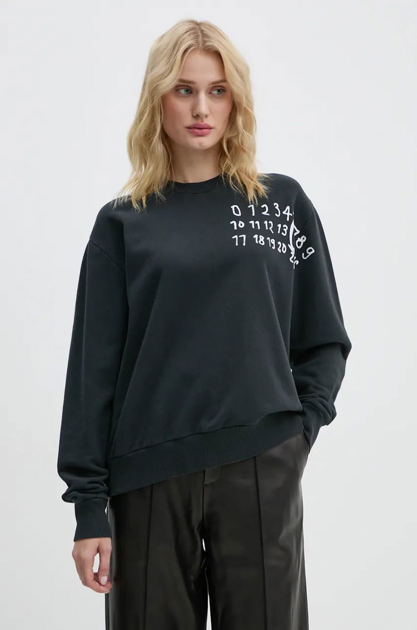 Huppari Maison Margiela Sweatshirt Printed Musta | S62GU0132.M25004