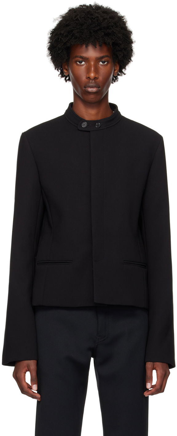 Takki Courrèges Courrèges Tailored Heritage Jacket Musta | 324CVE092PL0052