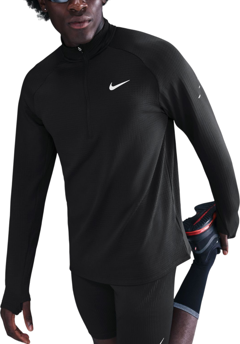 T-paita Nike Stride Running Top Half-Zip Musta | hv2707-010, 0
