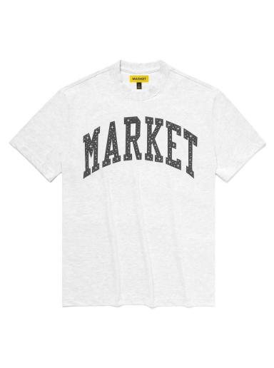 T-paita MARKET Arc Puff T-shirt Valkoinen | 399000613/0016