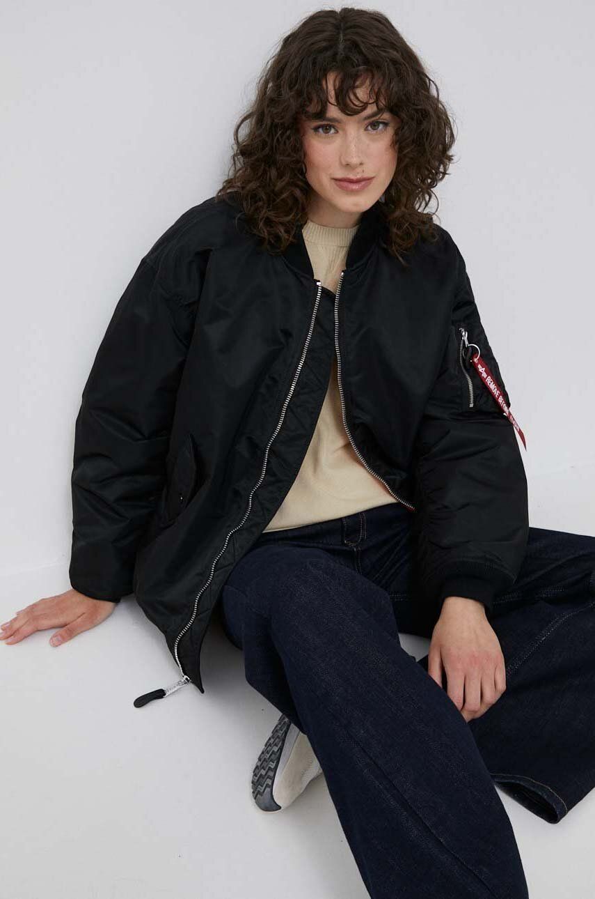 Takki Alpha Industries MA-1 Bomber Jacket Musta | 108010.03, 0