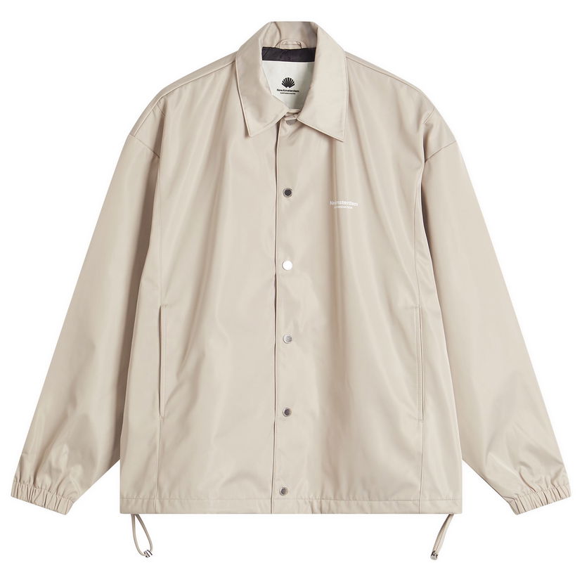 Tuulitakki New Amsterdam Surf Association Surf Association Logo Coach Jacket Beige | 2501134001