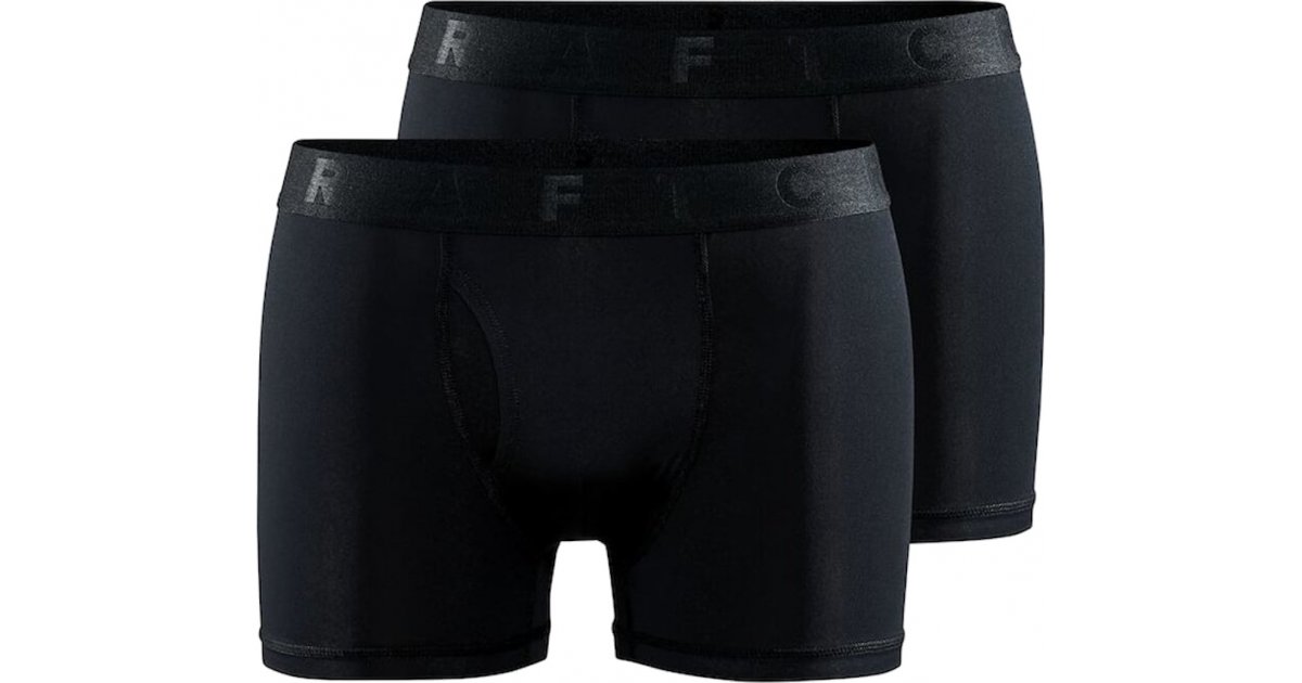 Nyrkkeilijät Craft Core Dry Boxer Briefs (2 Pairs) Musta | 1910438-999000, 1