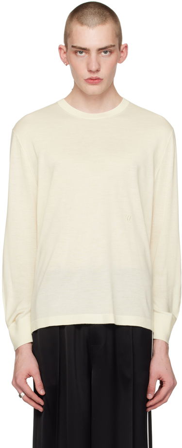 Villapaita Helmut Lang Curved Sleeve Sweater Beige | O01HM703, 0