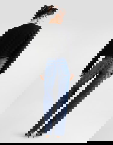 Takki Dolce & Gabbana Dolce & Gabbana Double Crepe Wool Cropped Jacket with Embellishments Musta | F27CEZFU2L8N0000, 2