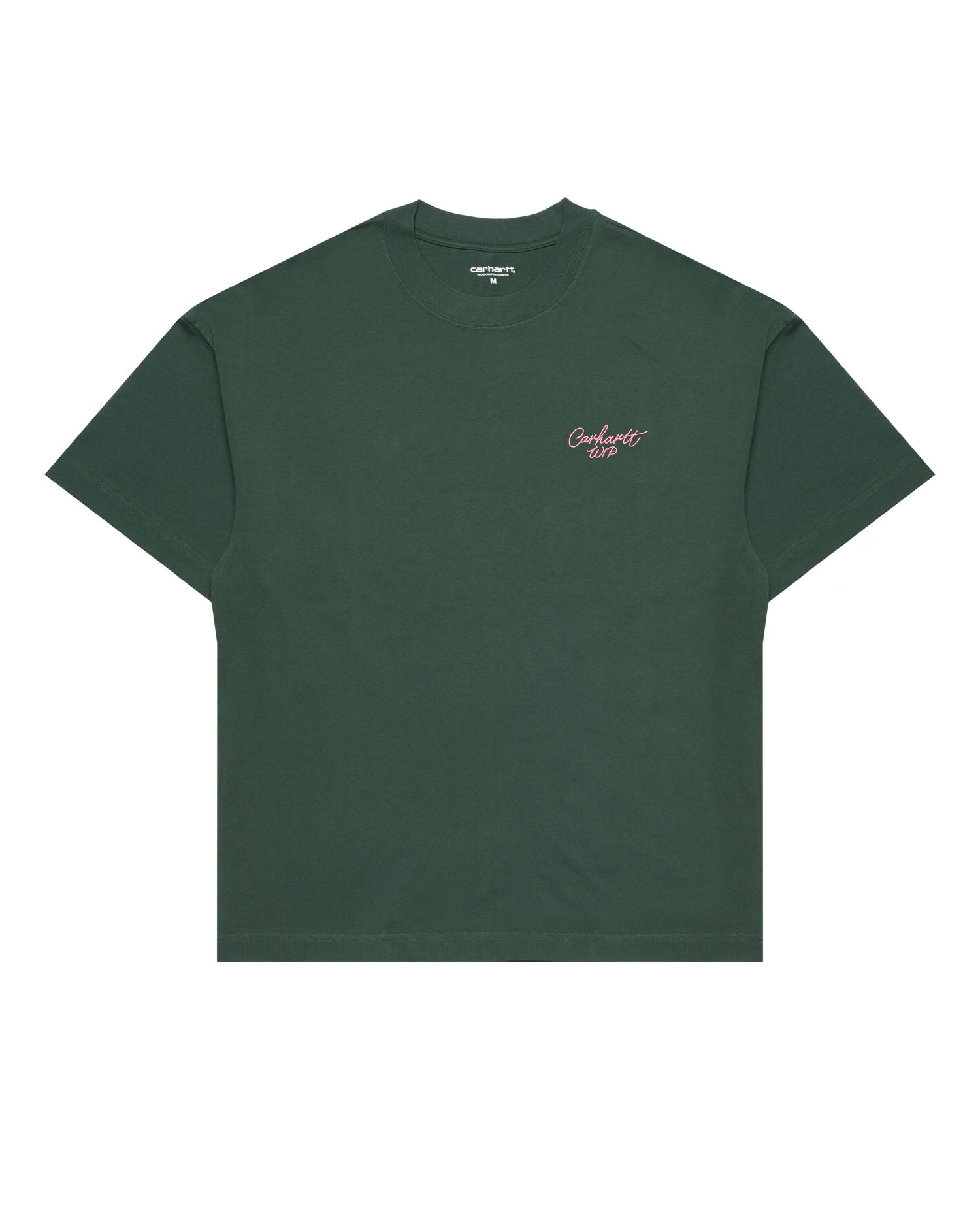T-paita Carhartt WIP Signature Script T-Shirt Vihreä | I033828.2JFXX, 0