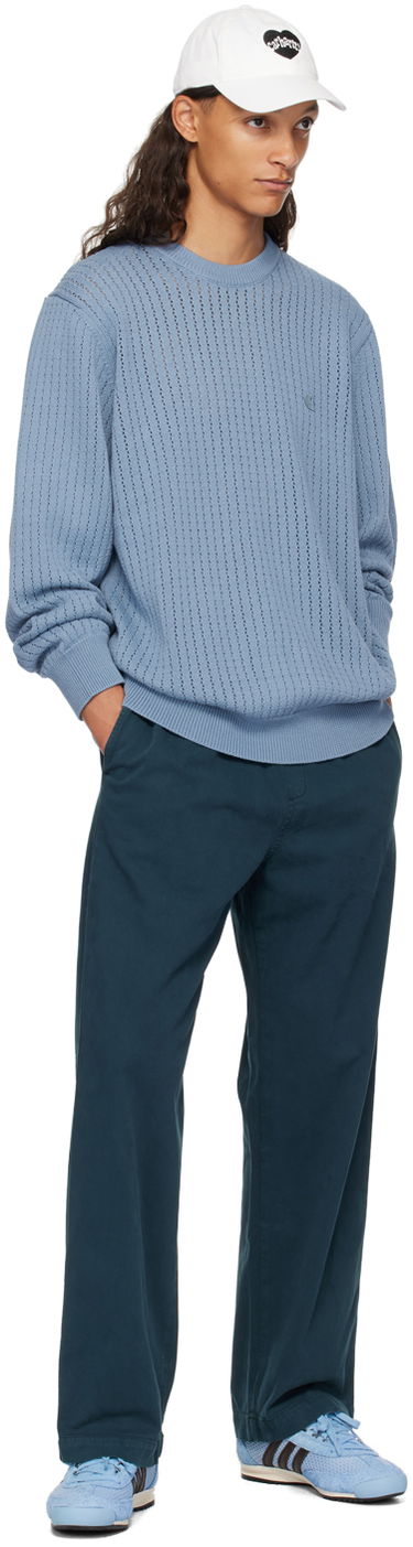 Villapaita Carhartt WIP Caleb Knit Sweater Sininen | I033714, 3