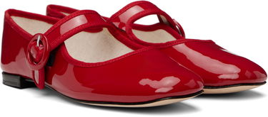 Mekko Repetto Repetto Georgia Square-Toe Mary Jane Ballerinas Punainen | V4141V, 3