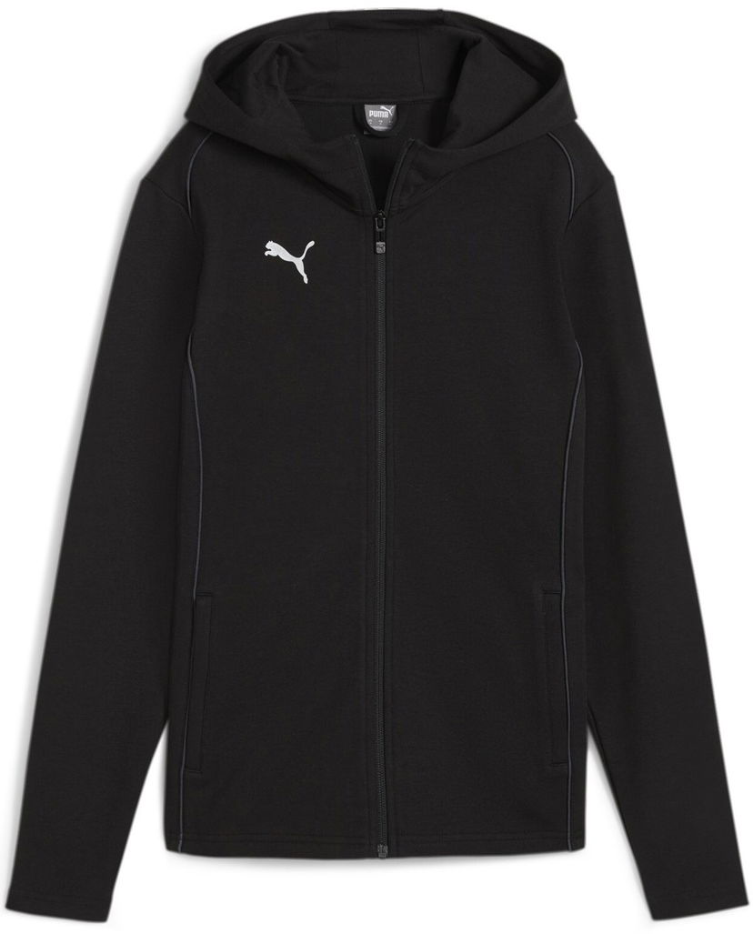 Huppari Puma teamFINAL Casuals Hooded Jkt Wmn Musta | 658531-03