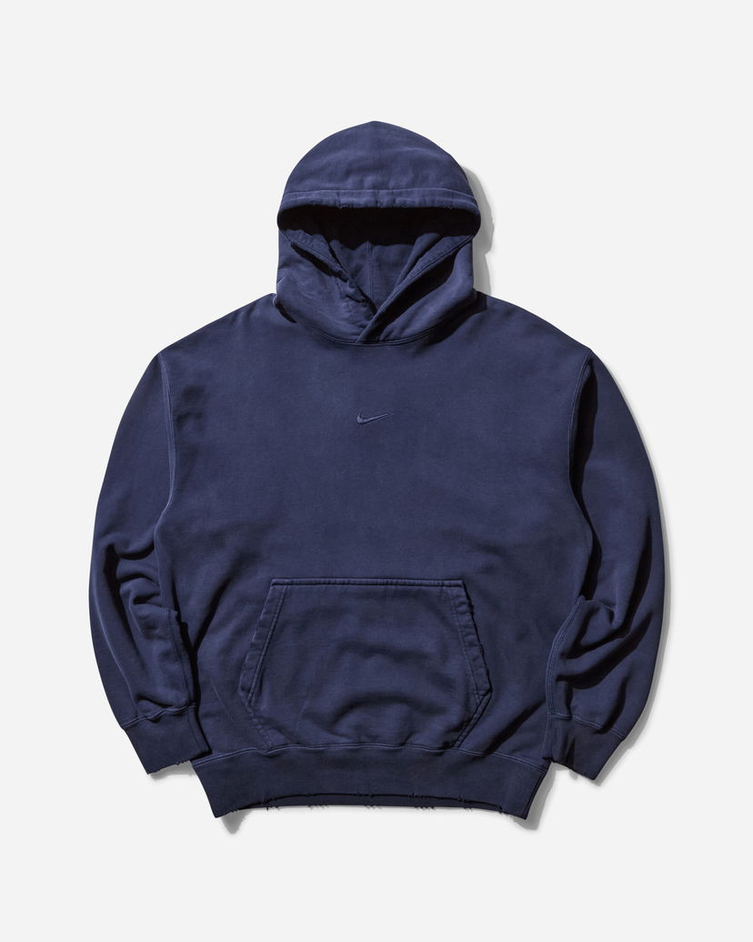 Huppari Nike Solo Swoosh French Terry Hoodie Tummansininen | IB8749-451
