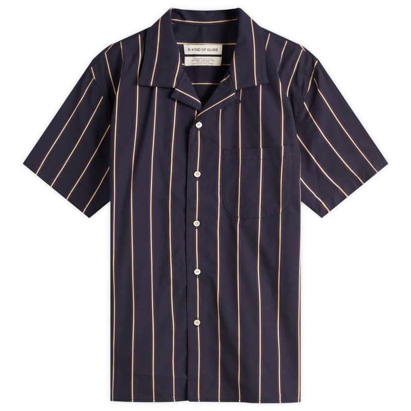 Paita A Kind of Guise A Kind of Guise Gioia Striped Shirt Tummansininen | 104-13605-606