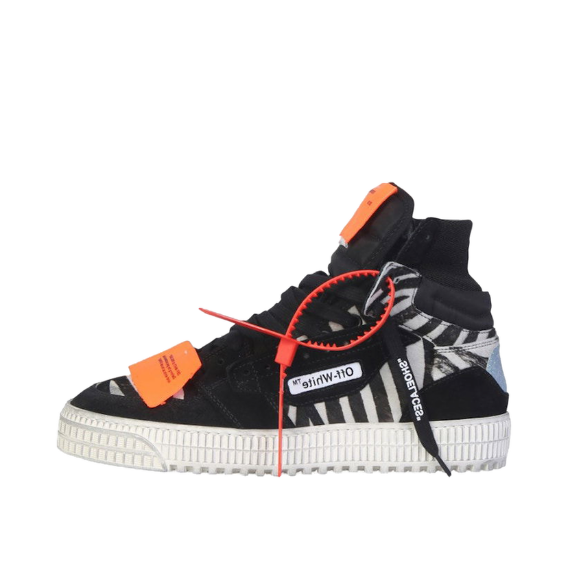 Tennarit ja kengät Off-White 3.0 Off Court High-Top Pony Zebra W Musta | OWIA112R21LEA0021001